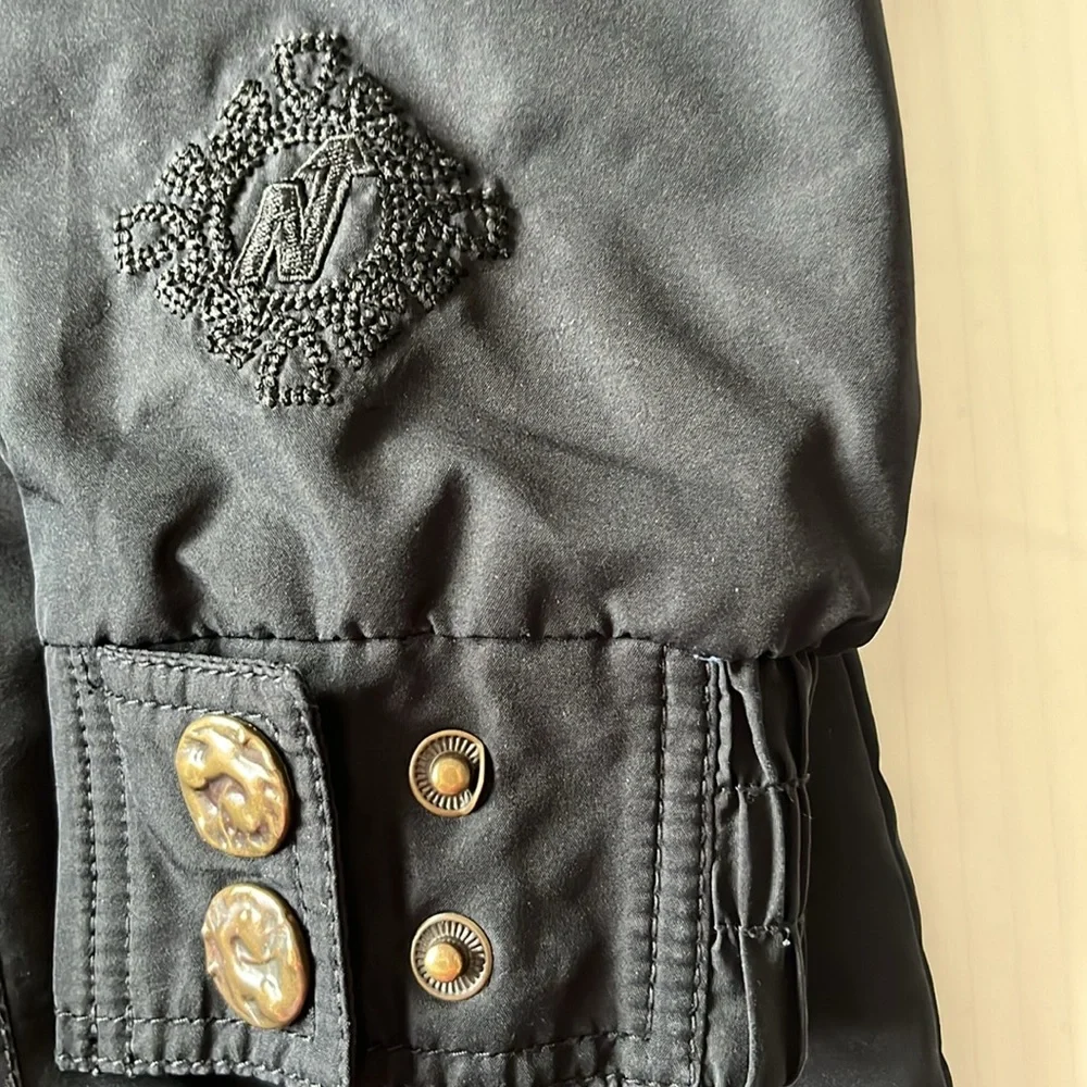 Vintage Nordica Ski Jacket Black Purple Size 8 Large - Picture 16 of 16